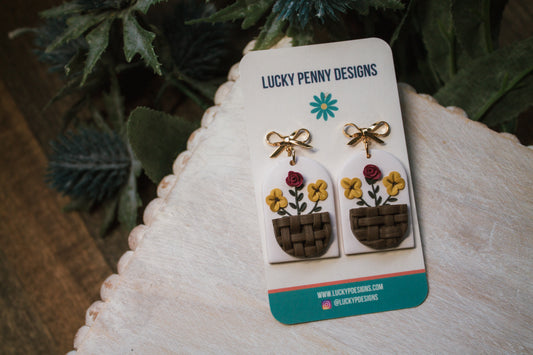 Basketweave Floral Arches