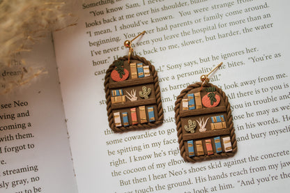 Cactus Bookshelf Earrings*Made To Order